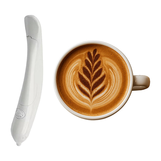 Elektrischer Latte Art Pen – Kreativer Milchkaffee- & Kuchen-Dekostift