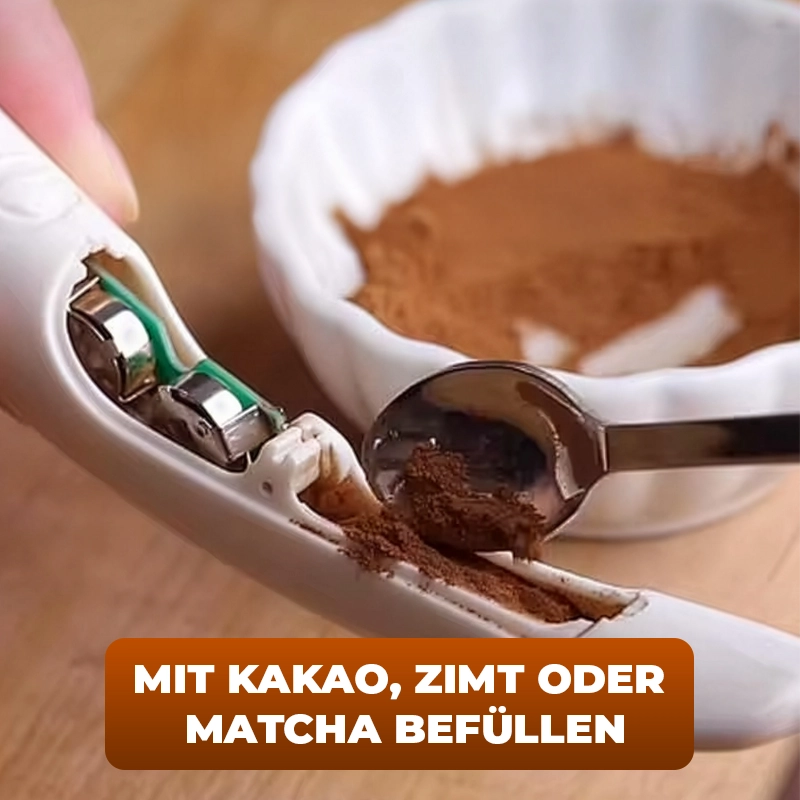 Elektrischer Latte Art Pen – Kreativer Milchkaffee- & Kuchen-Dekostift